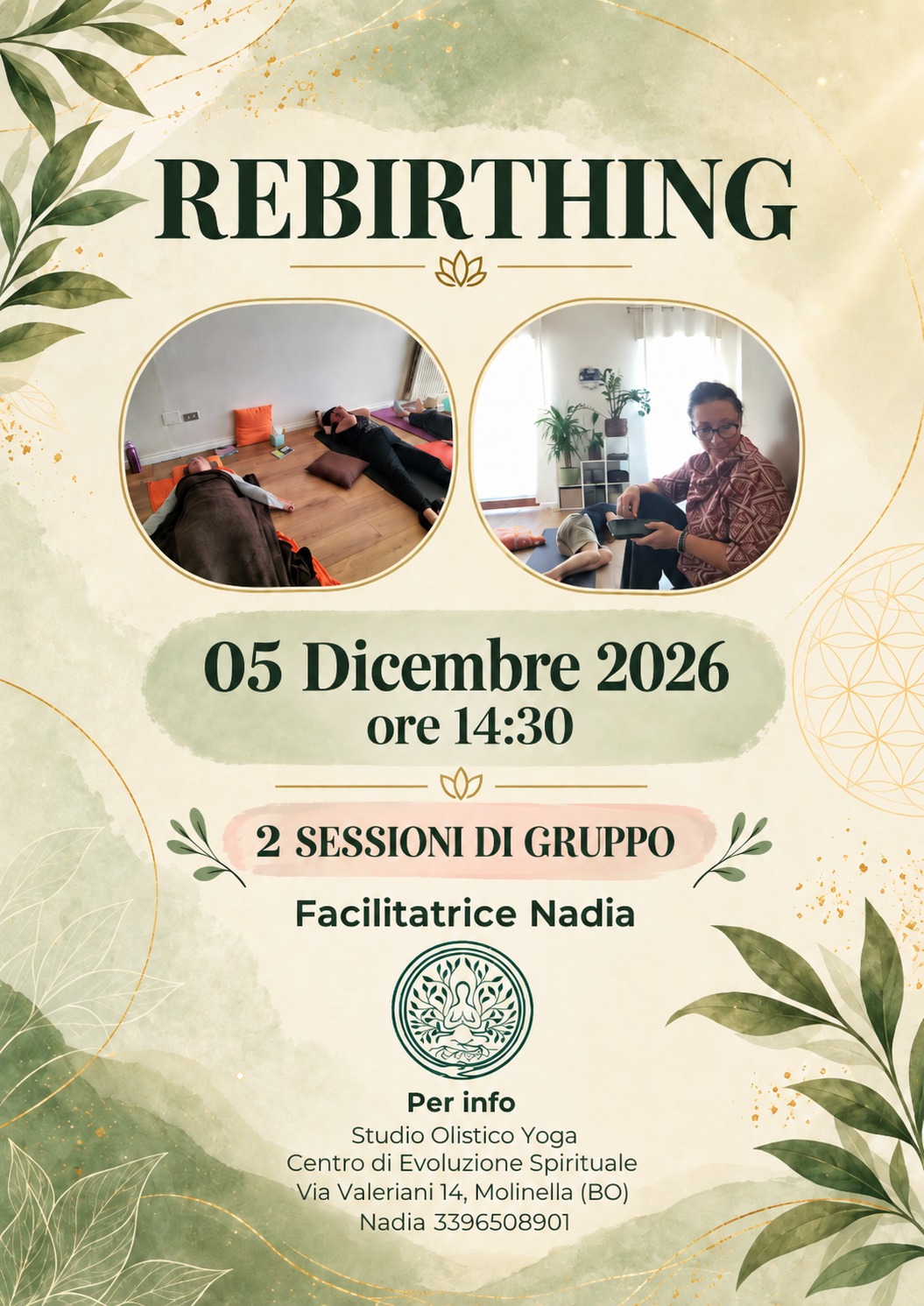 Locandina Rebirthing di gruppo, 5 dicembre 2026